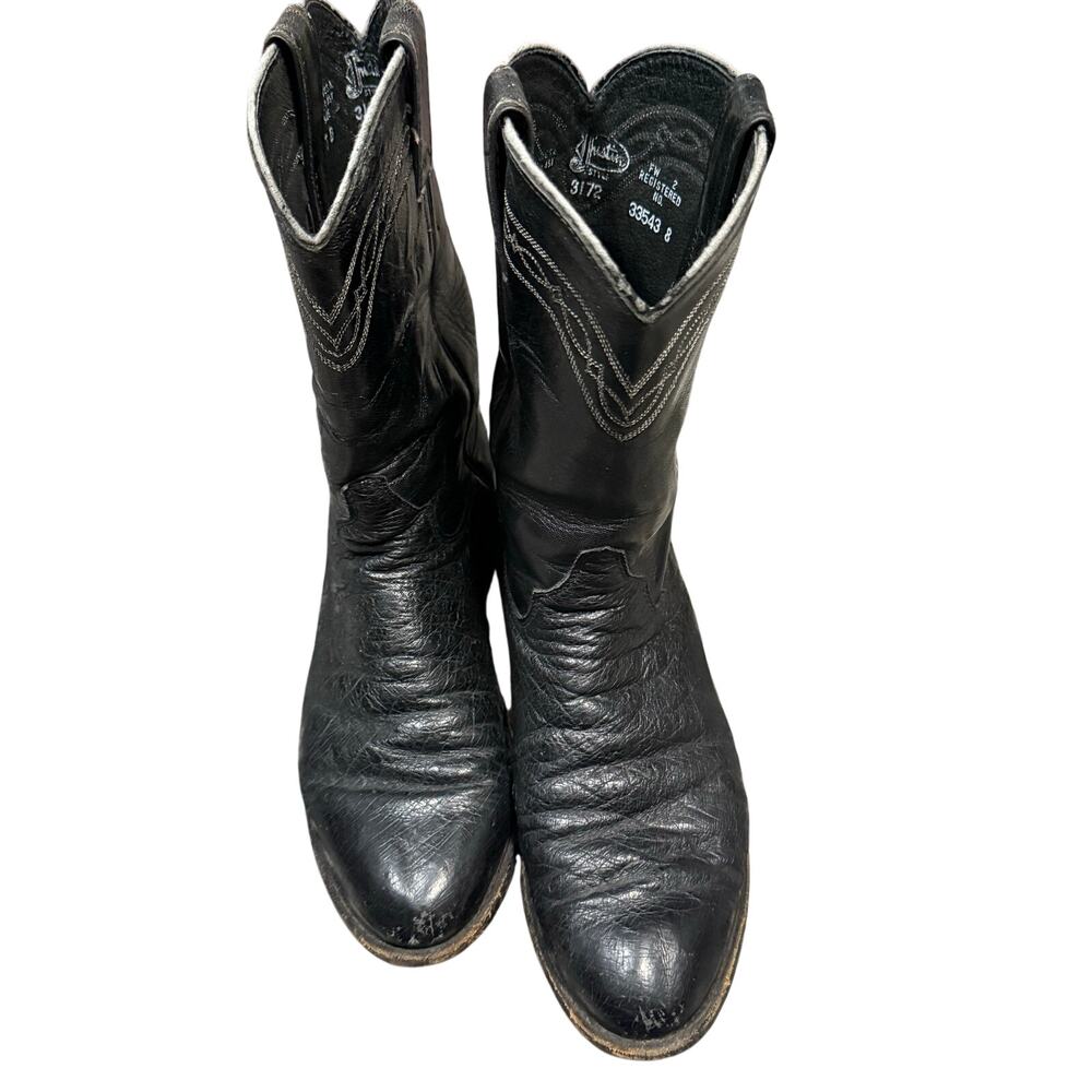 Vintage Justin Leather Boots Men's Size 7D